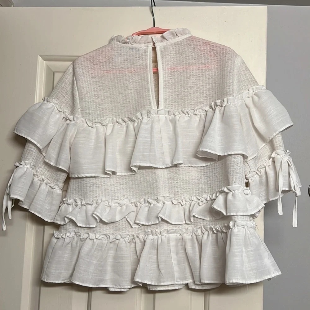 English Factory white blouse - Picture 2 of 4